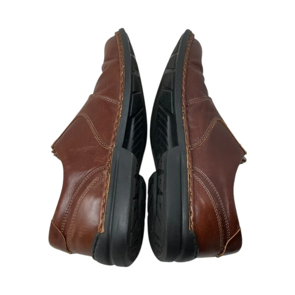 Josef Seibel Dress Shoes Men's Size 10 US 44 EU Brown Leather Shoes Lace Up